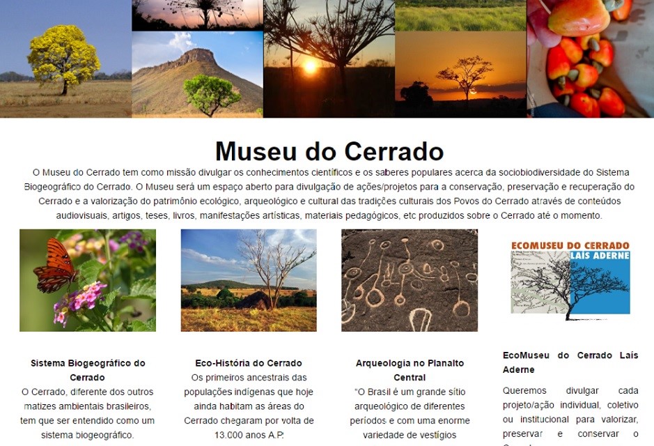 Museu do Cerrado pgina principal